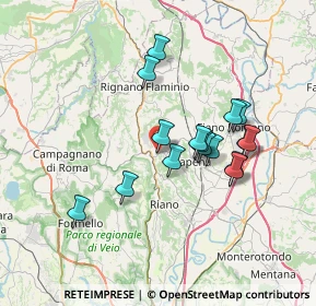 Mappa Via San Michele, 00067 Roma RM (6.50875)