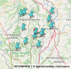Mappa Via Giovan Battista De Mattia, 00067 Morlupo RM, Italia (6.77571)