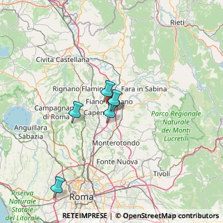 Mappa Via Milano, 00065 Fiano Romano RM, Italia (38.145)