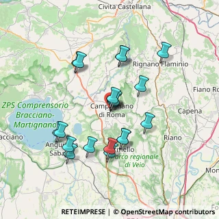 Mappa Via Giovanni Pascoli, 00063 Campagnano di Roma RM, Italia (6.9445)