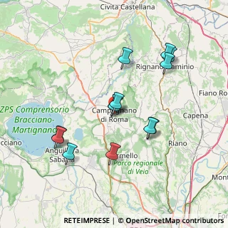 Mappa Via San Giovanni, 00063 Campagnano di Roma RM, Italia (7.32923)