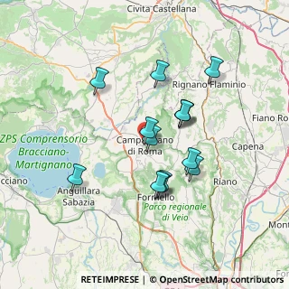 Mappa Via San Giovanni, 00063 Campagnano di Roma RM, Italia (6.32214)