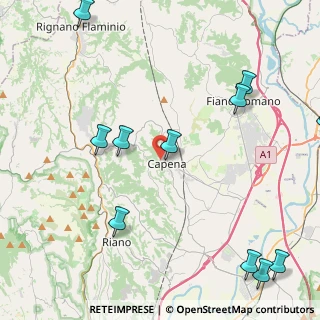 Mappa Via Silla, 00060 Capena RM, Italia (6.3775)