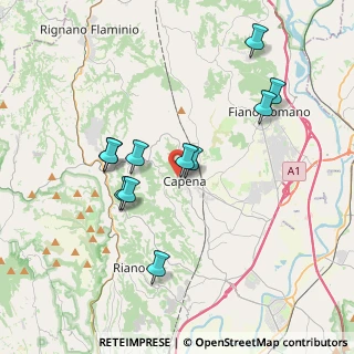 Mappa Via Silla, 00060 Capena RM, Italia (3.70364)