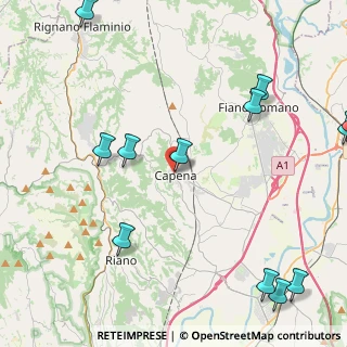 Mappa Via IV Novembre, 00060 Capena RM, Italia (6.2975)