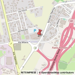 Mappa Via Milano 19 Primo Piano, 00065 Fiano Romano, Roma (Lazio)