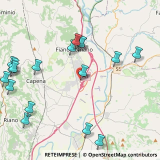 Mappa VIA MILANO SNC LOCALITA, 00065 Fiano Romano RM, Italia (5.761)