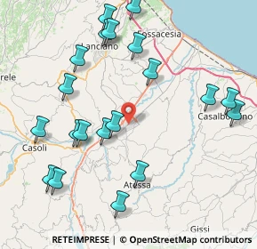 Mappa Contrada Saletti, 66041 Atessa CH, Italia (9.749)