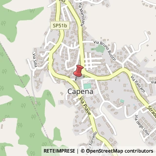 Mappa Via Aldo Moro, 14, 00060 Capena RM, Italia, 00060 Capena, Roma (Lazio)