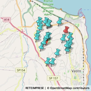 Mappa Via Di Fenza, 66054 Vasto CH, Italia (1.592)