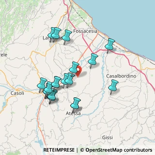 Mappa Via Aosta, 66041 Atessa CH, Italia (7.5895)