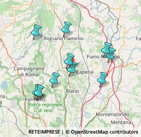 Mappa 00067 Morlupo RM, Italia (7.75091)