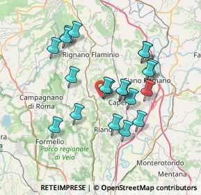Mappa 00067 Morlupo RM, Italia (6.8855)