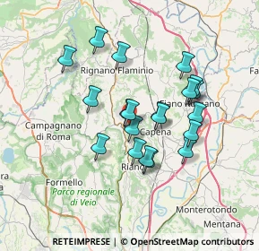 Mappa 00067 Morlupo RM, Italia (6.2205)