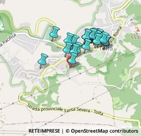 Mappa Via delle Ginestre, 00059 Tolfa RM, Italia (0.37917)