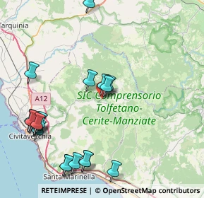 Mappa Via delle Ginestre, 00059 Tolfa RM, Italia (10.4865)