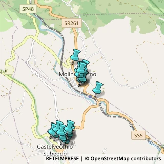 Mappa Via Cannatrello, 67020 Molina Aterno AQ, Italia (1.02308)