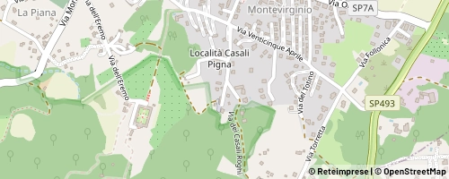 Mappa Canale Monterano