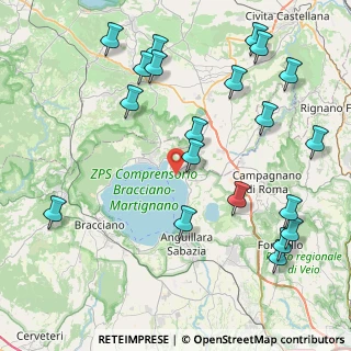 Mappa Via del pianoro, 00069 Trevignano Romano RM, Italia (10.789)
