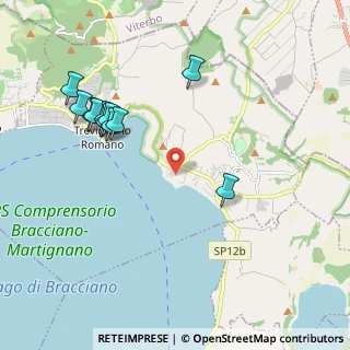 Mappa Via del pianoro, 00069 Trevignano Romano RM, Italia (2.28182)