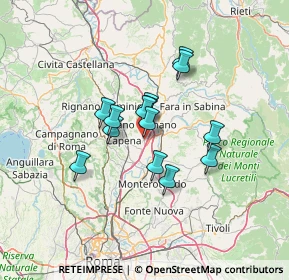 Mappa Via Milano 2 Palazzo Cristallo, 00065 Fiano Romano RM, Italia (10.05143)