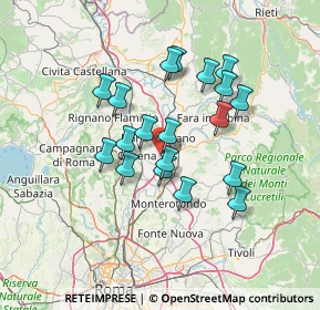 Mappa Via Milano 2 Palazzo Cristallo, 00065 Fiano Romano RM, Italia (12.27263)