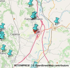 Mappa Via Milano 2 Palazzo Cristallo, 00065 Fiano Romano RM, Italia (6.6305)