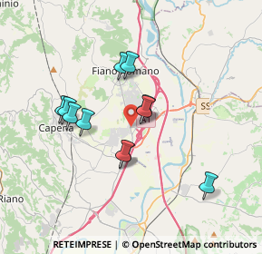 Mappa Via Milano 2 Palazzo Cristallo, 00065 Fiano Romano RM, Italia (3.18818)