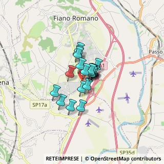 Mappa Via Milano 2 Palazzo Cristallo, 00065 Fiano Romano RM, Italia (0.9185)
