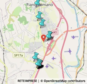 Mappa Via Milano 2 Palazzo Cristallo, 00065 Fiano Romano RM, Italia (2.14333)