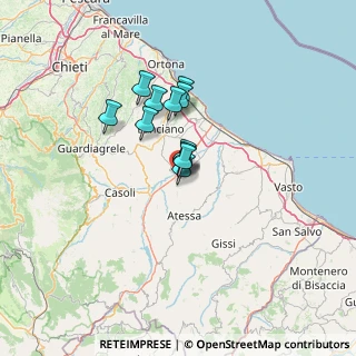 Mappa Via Chieti, 66041 Atessa CH, Italia (8.87182)