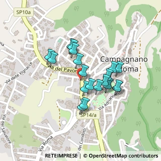 Mappa Via G. Marconi, 00063 Campagnano di Roma RM, Italia (0.186)
