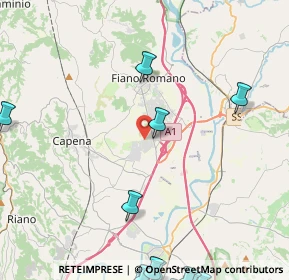 Mappa Via Fontanella del Solco, 00065 Fiano Romano RM, Italia (8.03)