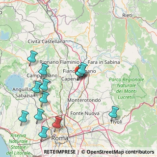 Mappa Via Fontanella del Solco, 00065 Fiano Romano RM, Italia (19.60846)