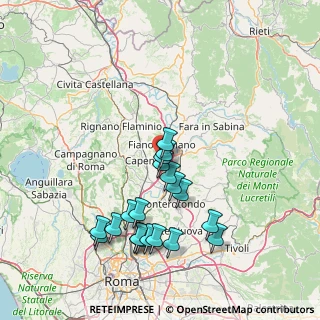 Mappa Via Fontanella del Solco, 00065 Fiano Romano RM, Italia (16.277)