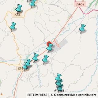 Mappa Via L'Aquila, 66041 Atessa CH, Italia (7.121)