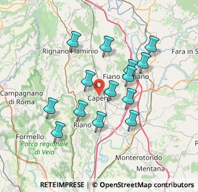 Mappa Via Sant' Antonio, 00060 Capena RM, Italia (6.54571)