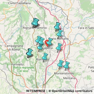 Mappa Via Sant' Antonio, 00060 Capena RM, Italia (6.85944)