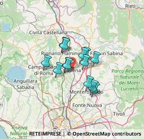 Mappa Via Sant' Antonio, 00060 Capena RM, Italia (8.74077)