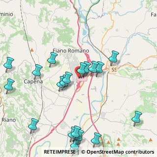 Mappa Via della Scienza, 00065 Fiano Romano RM, Italia (5.2935)