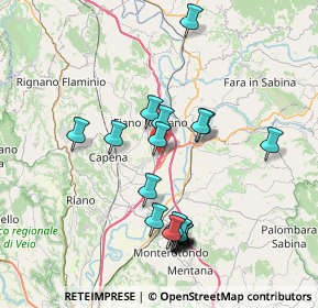 Mappa Via della Scienza, 00065 Fiano Romano RM, Italia (7.8235)