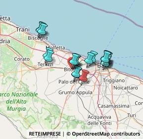 Mappa Corte Casana, 70032 Bitonto BA, Italia (11.502)