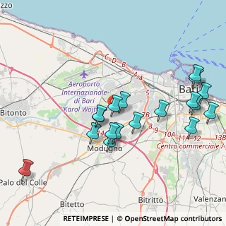 Mappa Via delle Mimose, 70126 Bari BA, Italia (4.41222)