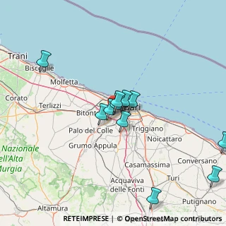 Mappa Via delle Mimose, 70126 Bari BA, Italia (14.98545)