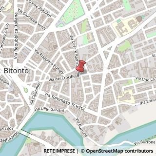 Mappa Via Crocifisso, 167, 70032 Bitonto, Bari (Puglia)