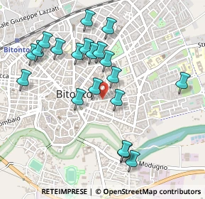 Mappa Corte Vito Amendolagine, 70032 Bitonto BA, Italia (0.5325)