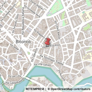 Mappa Via Crocifisso, 67, 70032 Bitonto, Bari (Puglia)