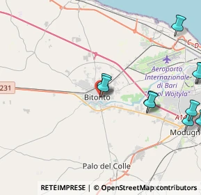 Mappa Corte Vito Amendolagine, 70032 Bitonto BA, Italia (5.90818)