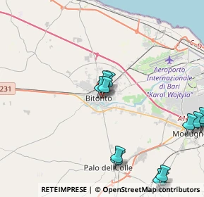 Mappa Corte Vito Amendolagine, 70032 Bitonto BA, Italia (5.95667)