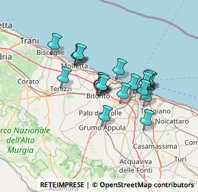 Mappa Corte Vito Amendolagine, 70032 Bitonto BA, Italia (11.019)